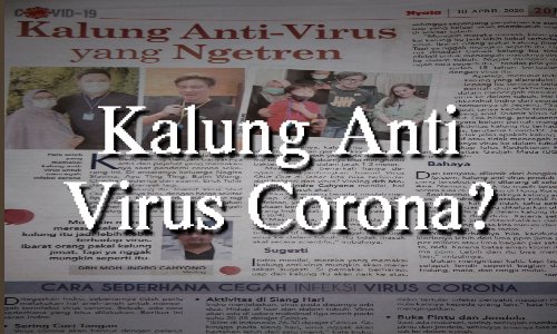 kalung anti virus corona