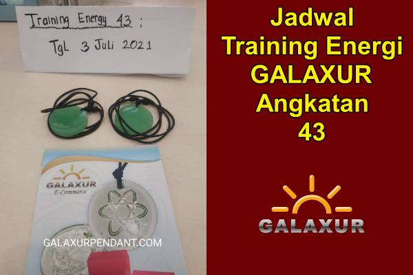 Jadwal Training Energi galaxur angkatan 43